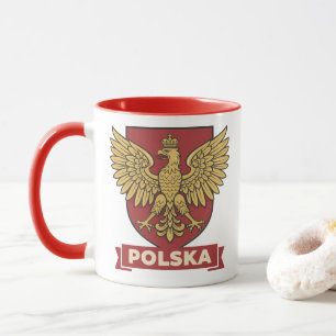 Mug Polska Aigle Doré Héraldique