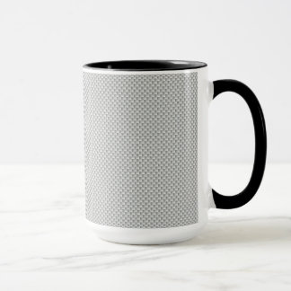 Mug Polymère noir et gris de fibre de carbone