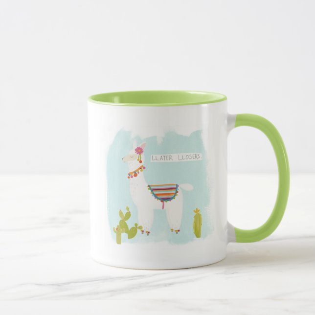 Mug Pom Pom Llama Rama - Llater Llosers (Droite)