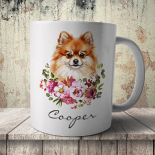 Mug Poméranien aquarelle