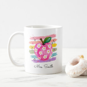 Mug Pomme Pissenlit Aquarelle Personnalisée