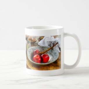 Mug Pommes dans un bol d'argent