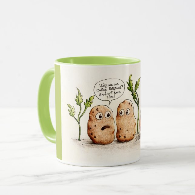 Mug Pommes de terre amusantes  (Devant gauche)