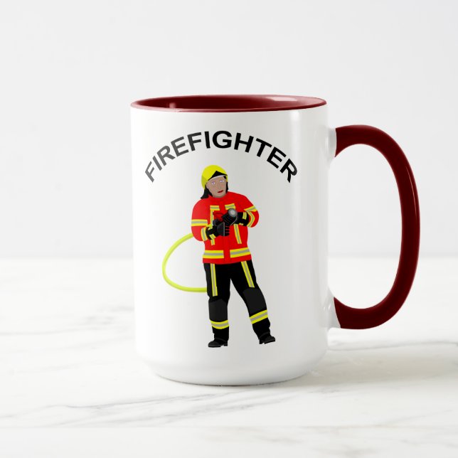 Mug Pompier en gobelet (Droite)