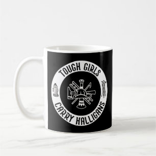 Mug Pompier féminin Filles toux portent des halligans