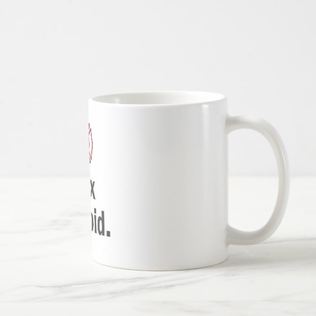 Mug Pompier, je fixe stupide (Droite)