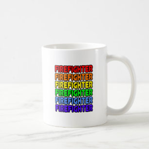 Mug Pompier Rainbow