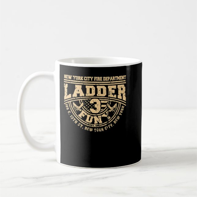 Mug Pompiers de New York Échelle 3 de la station de po (Gauche)