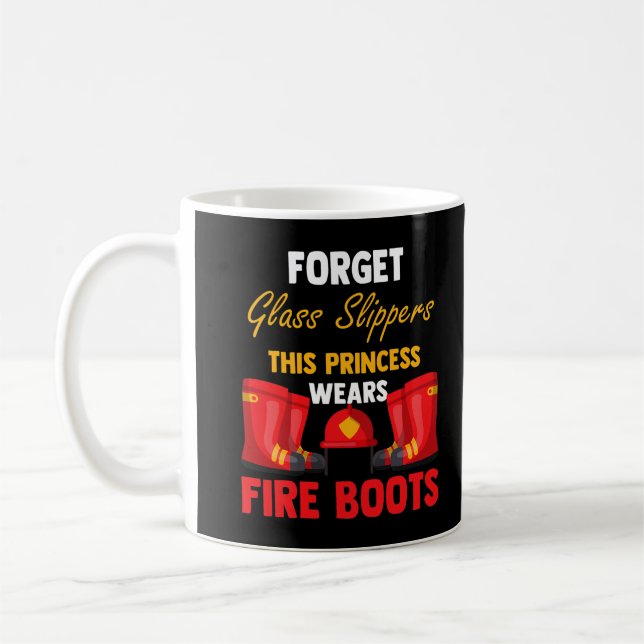 Mug Pompiers Femmes Héros Femme Pompier Femmes Pompier (Gauche)