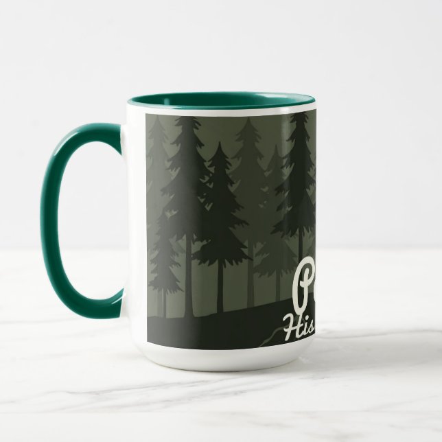 Mug Ponder His Creation | Serene Forest Islamic Reflec (Gauche)