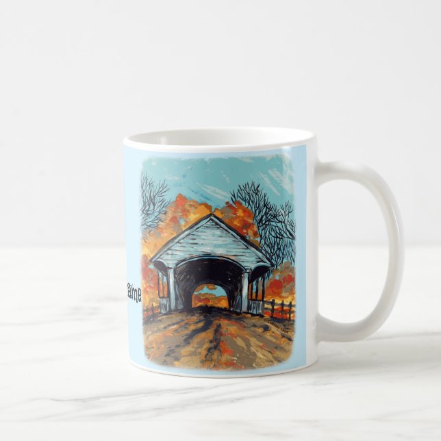 Mug Pont couvert d'automne (Droite)