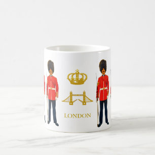 Mug Pont de la Tour de Londres, Couronne et gardiens r