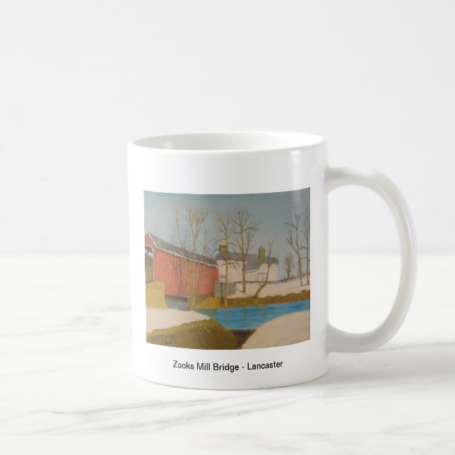 Mug Pont de moulin de Zooks - Lancaster (Droite)