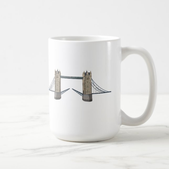 Mug Pont de tour de Londres : modèle 3D : (Droite)