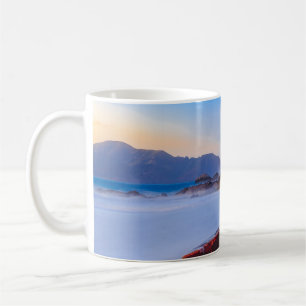 Mug Pont Golden Gate de San Francisco au coucher du so