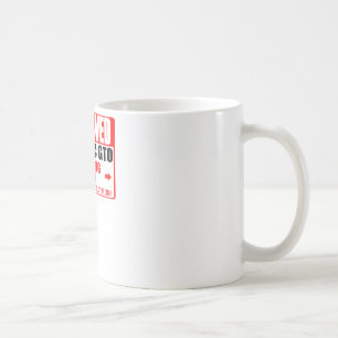 Mug pontiac réservé parking seulement tous les autres