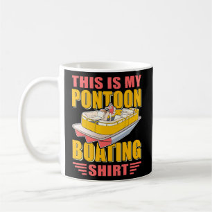 Mug Pontoon Bateau Capitaine Pontooning Pont nautique