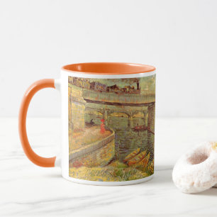 Mug Ponts sur la Seine, Asnières par Vincent van Gogh