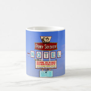 Mug Pony Soldier Motel Neon Sign, Tucumcari, N.M.