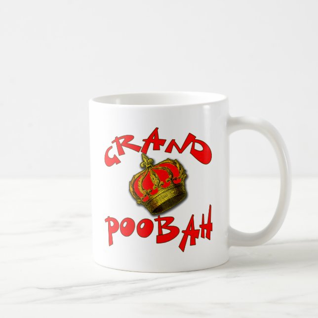 Mug Poobah grand avec des produits de couronne (Droite)