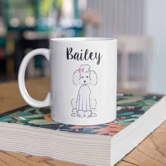 Mug Poodle animal chien animal mignon animal tendance  (Créateur téléchargé)