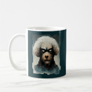 Mug Poodle habillé Comme Chien Superhero