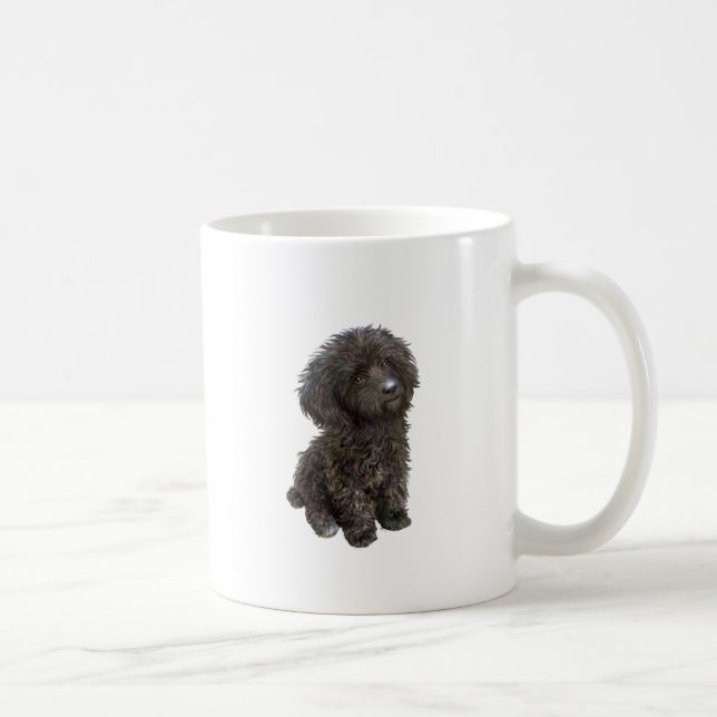 Mug Poodle - petit jouet noir (Droite)