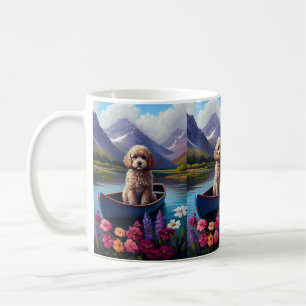 Mug Poodle sur une pagaie : une aventure Pittoresque