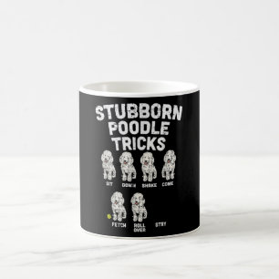 Mug Poodle têtu Tricks drôle Chien Louveur propriét