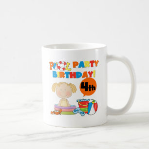 Mug Pool Party 4th Birthday Tshirts et cadeaux