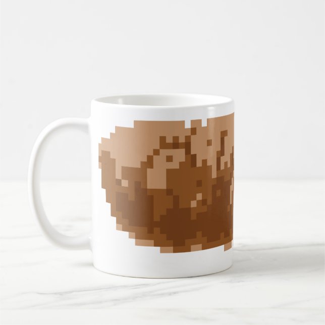 Mug Poop à 8 bits (Gauche)