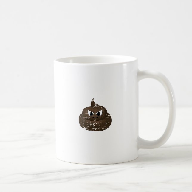 Mug Poop de dessin en colère (Droite)