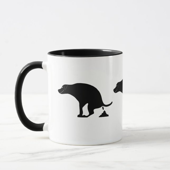 Mug Pooping Chien (Gauche)