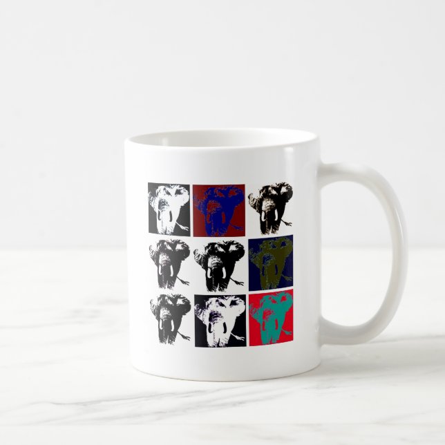 Mug Pop Art Elephants (Droite)