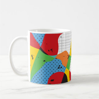 Mug Pop Art, Minimalisme Vibrant.