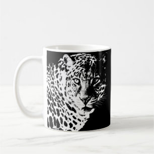 Mug Pop Art moderne Modèle Animaux léopard Visage