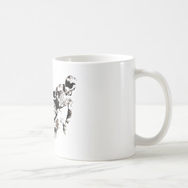 Mug Pop Art Motocross Motorcyle Sport (Droite)