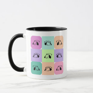 Mug Pop Art Panda Bear Mix