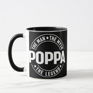Mug Poppa L'Homme Le Mythe La Légende Fête des pères