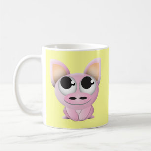 Mug Porc mignon de bande dessinée