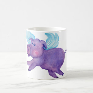 Mug Porc pourpre de vol