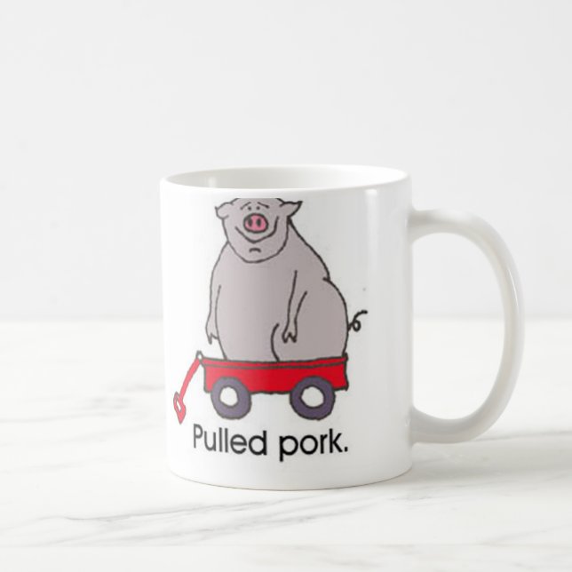 Mug Porc tiré (Droite)