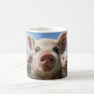 Mug Porcs Nageurs des Bahamas de Qualité Premium Plage