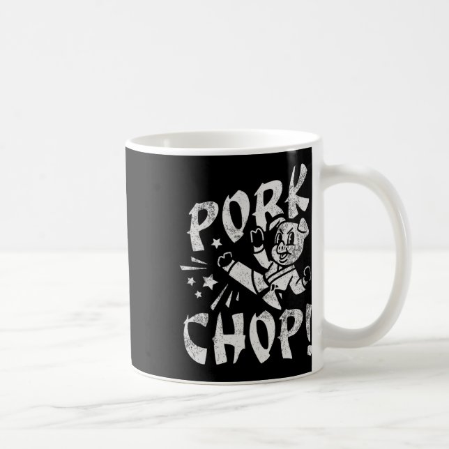 Mug Pork Chop Sarcatic Karate Pig  (Droite)