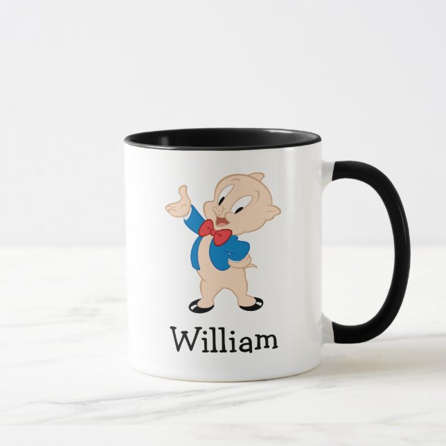 Mug Porky Pig | Pose Classique (Droite)