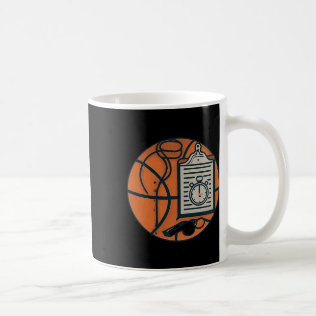 Mug Porte - bloc de sifflet de l'entraîneur de basket- (Droite)