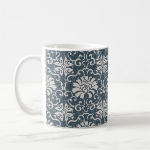 Mug Porté d'antique spira botanique arrière - plan san