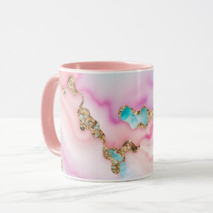 Mug Porte rose clair Marbre Collection populaire