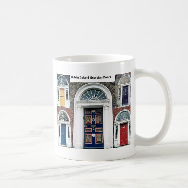 Mug Portes antiques de l'Irlande - Dublin (Droite)