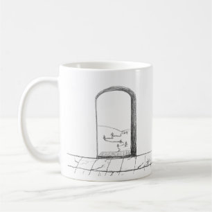 Mug Portes ouvertes et fermées Esquissées et dessinées